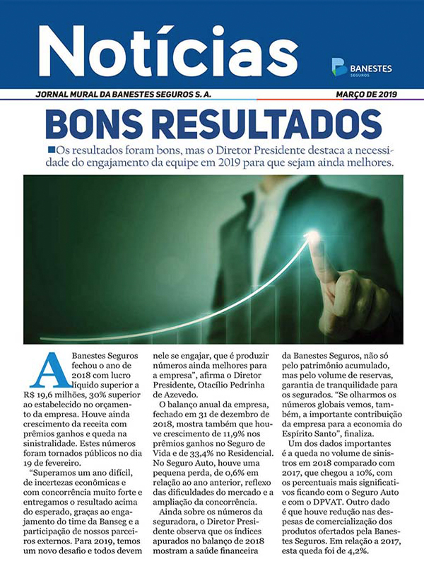 Informativos - Notícias Banestes Seguros - Banestes Seguros S. A.